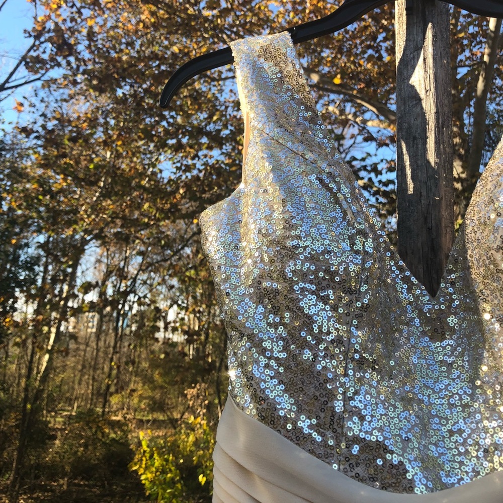 Beautiful sequined ball gown or prom dress